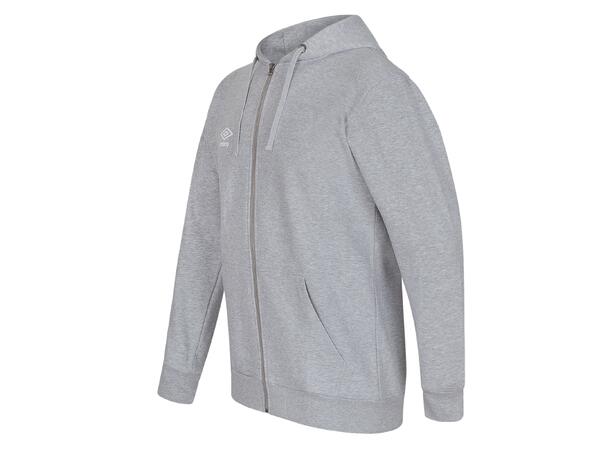 UMBRO Basic Hood Jacket Jr Grå 140 Luvtröja med dragkedja junior 