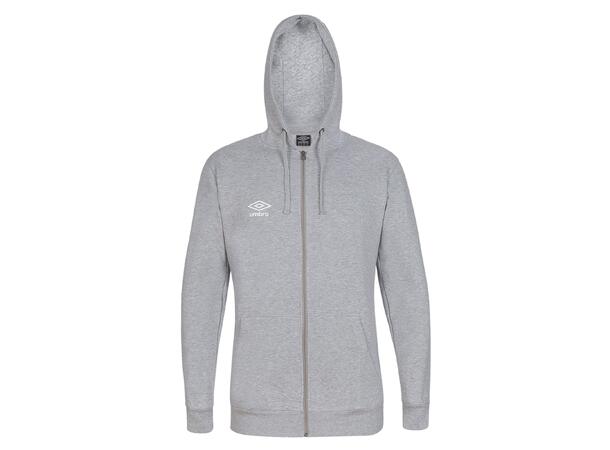 UMBRO Basic Hood Jacket Jr Grå 140 Luvtröja med dragkedja junior 