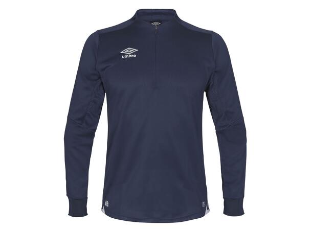 UMBRO UX Elite Half Zip Jr Marin/Vit 164 Träningströja med krage junior 