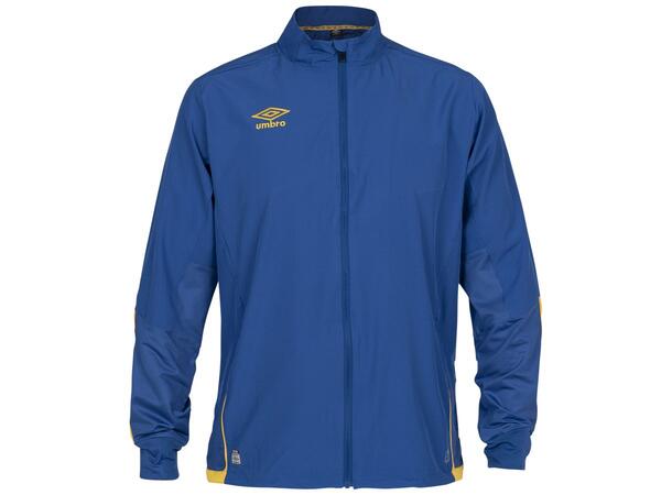 UMBRO UX Elite Trn Jkt Jr Blå/Gul 164 Vindtät träningsjacka 