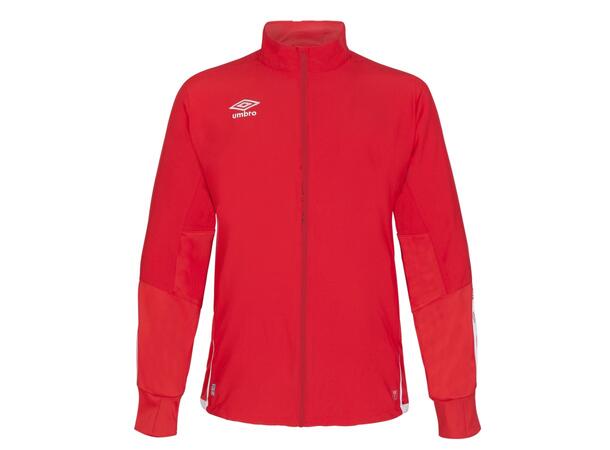 UMBRO UX Elite Trn Jkt Jr Röd/Vit 164 Vindtät träningsjacka 