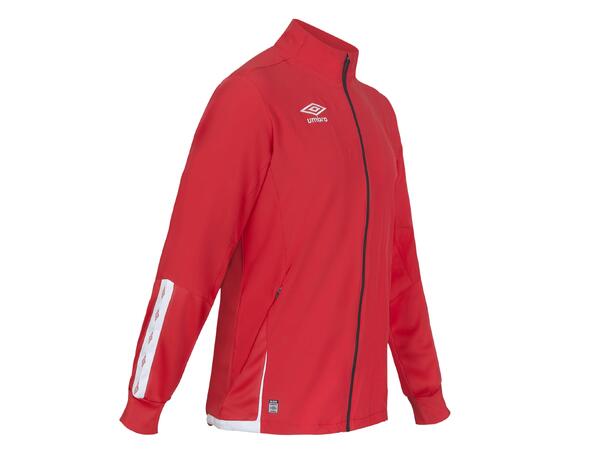 UMBRO UX Elite Trn Jkt Jr Röd/Vit 164 Vindtät träningsjacka 