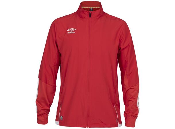 UMBRO UX Elite Trn Jkt Jr Röd/Vit 164 Vindtät träningsjacka 