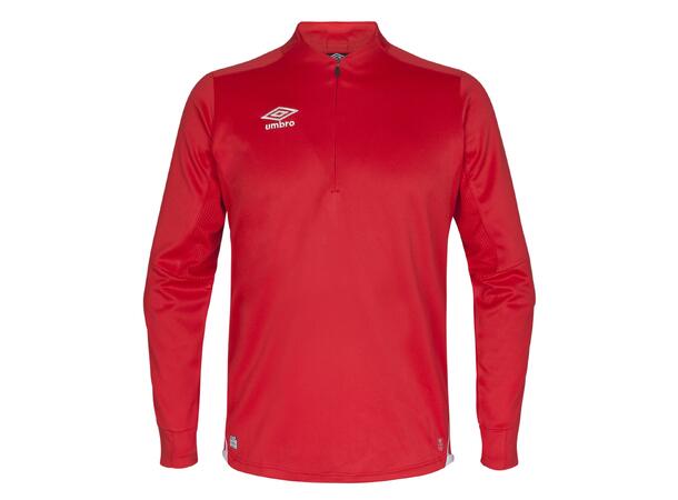 UMBRO UX Elite Half Zip Röd/Vit XL Träningströja med krage 