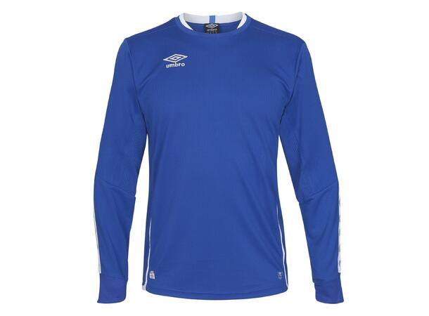 UMBRO UX Elite LS Jsy Blå/Vit M Matchtröja lång ärm 