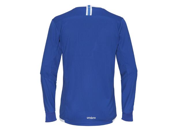 UMBRO UX Elite LS Jsy Blå/Vit M Matchtröja lång ärm 