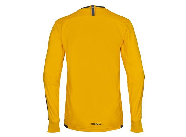 UMBRO UX Elite LS Jsy Jr Gul/Svart 164 Matchtröja lång ärm 