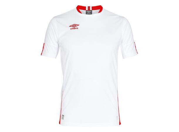 UMBRO UX Elite SS Jsy Vit/Röd 3XL Matchtröja kort ärm 