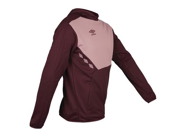 UMBRO Core Tech Hoodie Jr Vinröd 140 Sweater med luva junior 