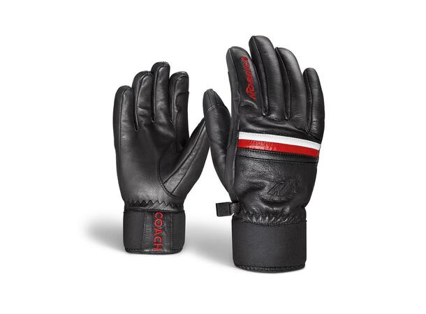 NORDICA GLOVE COACH Svart/Röd XL Skidhandske i skinn 