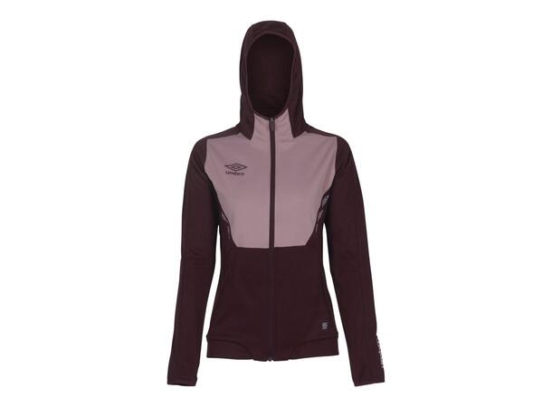 UMBRO Core Tech Hood Zip W Vinröd 36 Luvtröja med hel dragkedja dam