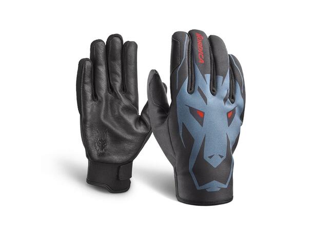 NORDICA GLOVE PRO RIDER Grå/Röd S Skidhandske 