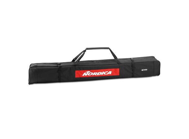 NORDICA SINGLE SKI BAG Svart/Röd Skidfodral 