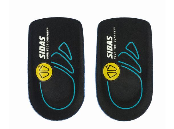 SIDAS GEL HEEL PADS Blå L/XL Dämpande hälinlägg i gel (1 par) 