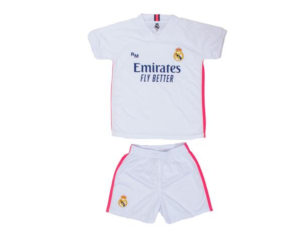 ST Real Madrid Home Kit Jr Vit 10 Real Madrid hemmakit junior 20/21 