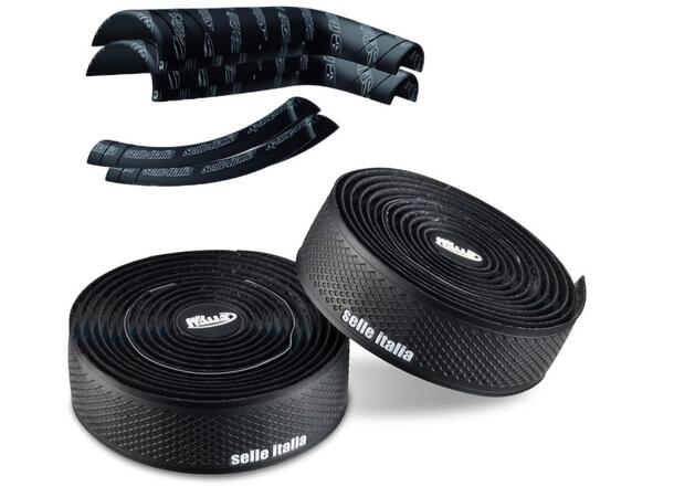 SELLE SHOCK ABSORBER KIT Svart Selle Italia styrlinda+pads 